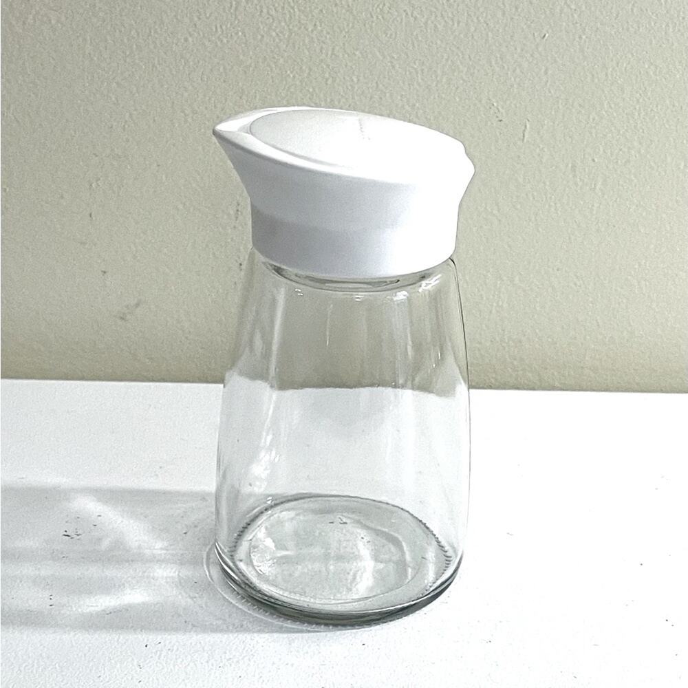 Vtg GoodCook Glass Sugar Dispenser Kitchenware Lid Creamer Coffee Tea